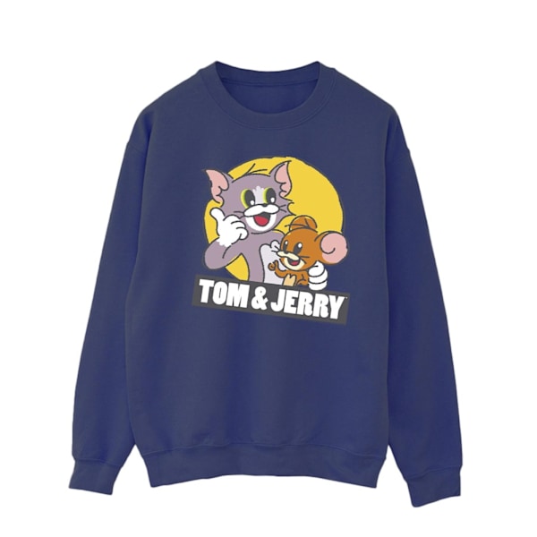 Tom And Jerry Herr Sketch Logo Sweatshirt 3XL Marinblå Navy Blue 3XL