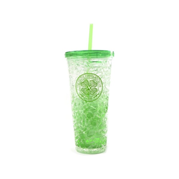 Celtic FC Crest 600ml zer Cup med sugrör One Size Grön Green One Size