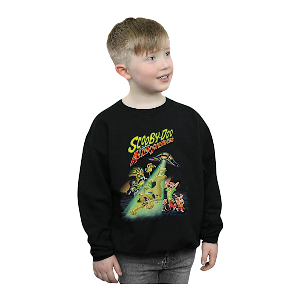 Scooby Doo Boys The Alien Invaders Sweatshirt 7-8 år Svart Black 7-8 Years