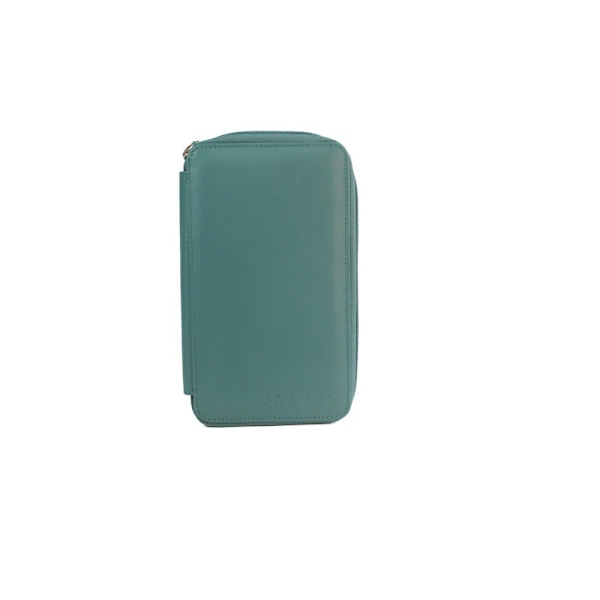 Eastern Counties Leather Kendra Resväska i läder, One Size Aqua Blue One Size