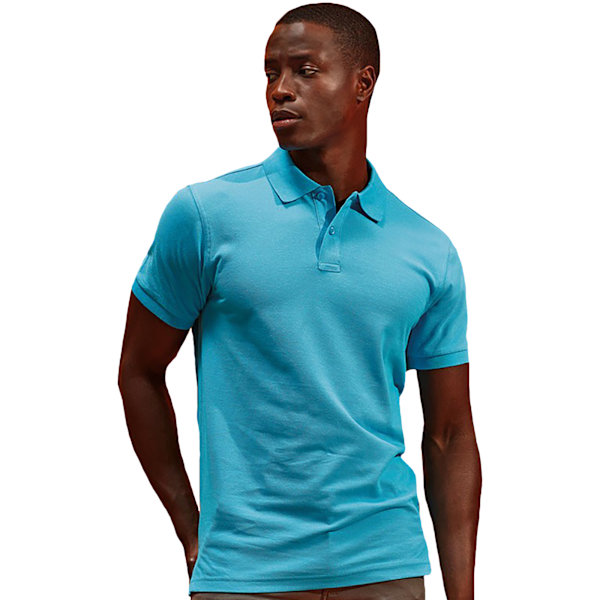 Asquith & Fox Herr Organic Classic Fit Polo Shirt 3XL Turkos Turquoise 3XL