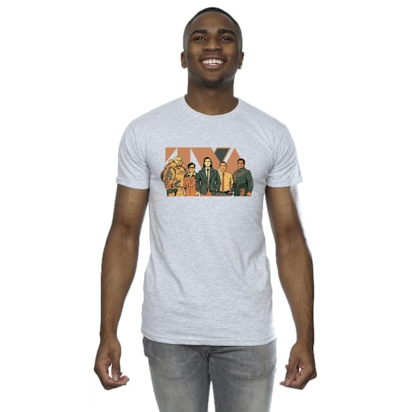 Marvel herr Loki TVA grupp T-shirt 4XL Sports Grey Sports Grey 4XL