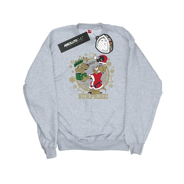 Tom And Jerry Herr Jul Överraskning Sweatshirt M Sports Grey Sports Grey M