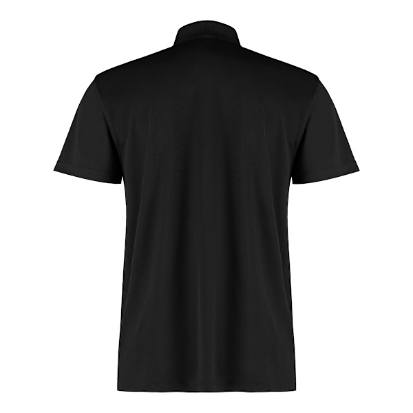Kustom Kit Cooltex Plus Micro Mesh Regular Polo Shirt L Bl Black L