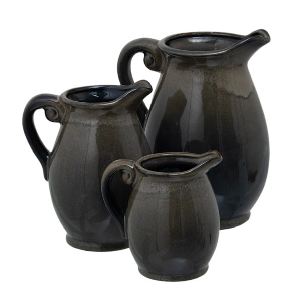 Hill Interiors Olpe Vas 22cm x 15cm x 16cm Oliv Olive 22cm x 15cm x 16cm