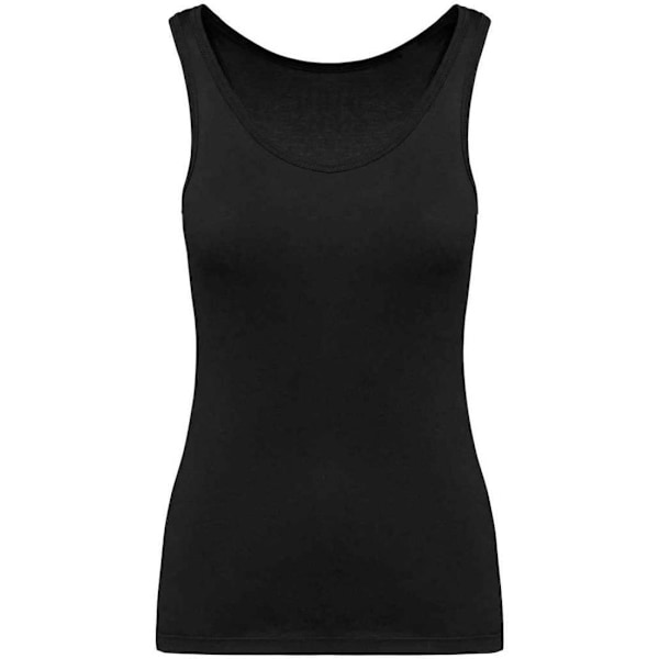 Kariban Dam/Dam Ekologisk Enfärgad Tank Top M Svart Black M
