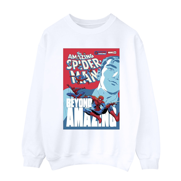 Marvel Womens/Ladies Spider-Man Beyond Amazing Cover Sweatshirt White XL