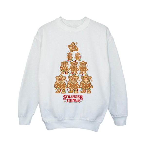 Netflix Girls Stranger Things Pepparkakströja 7-8 år White 7-8 Years