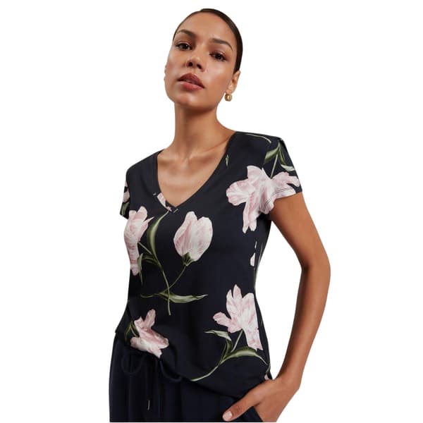 Ted Baker Dam Vaiiley T-shirt 8 UK Marinblå Navy 8 UK