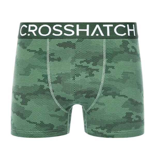 Crosshatch Herr Bresler Boxershorts (3-pack) L Grön Green L