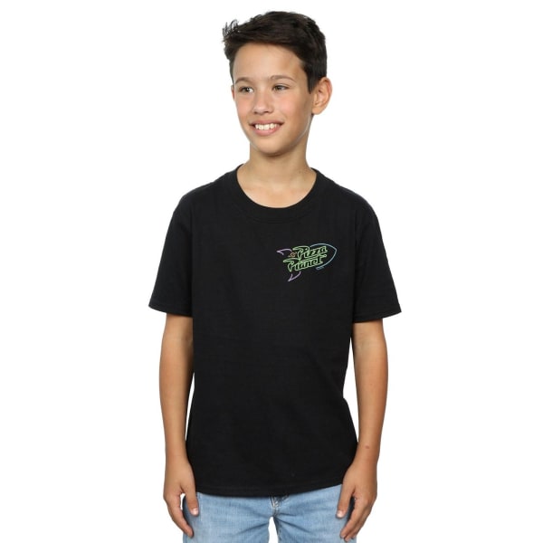 Disney Boys Toy Story Neon Pizza Planet T-shirt med print 5- Black 5-6 Years