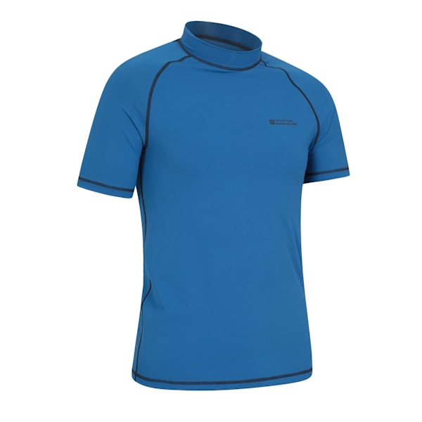 Mountain Warehouse UV-skyddande rashguard för män, L, blå Blue L