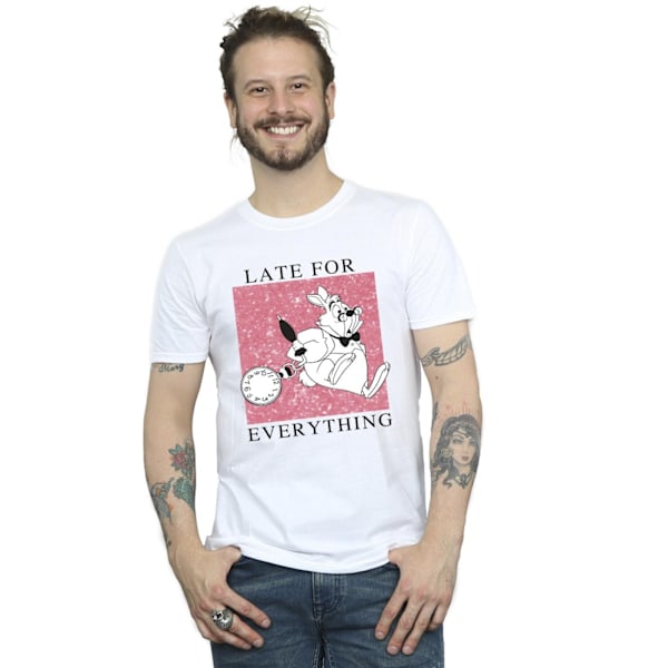 Disney Herr Alice In Wonderland White Rabbit T-Shirt 4XL Vit White 4XL