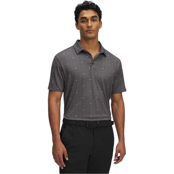 Under Armour Herr Tryckt Pikétröja S Grå Grey S