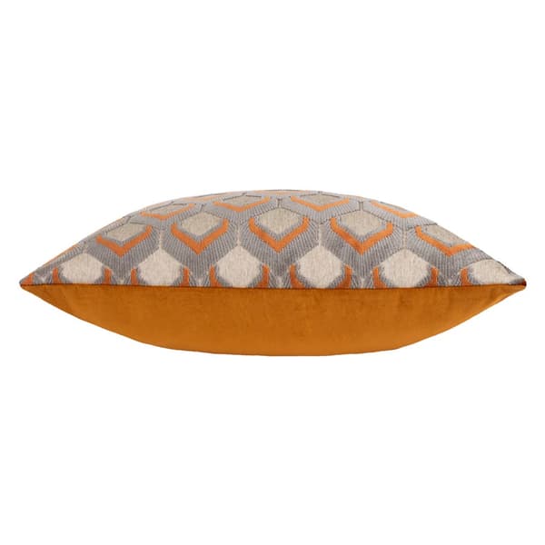 Paoletti Ledbury Jacquard Kuddeöverdrag 45cm x 45cm Ginger/Grå Ginger/Grey 45cm x 45cm