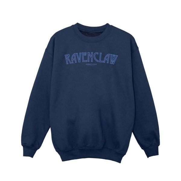 Harry Potter Flickor Ravenclaw Logotyp Sweatshirt 9-11 År Marinblå Navy Blue 9-11 Years