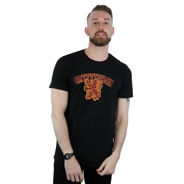 Harry Potter Herr Gryffindor Sport Emblem T-shirt M Svart Black M