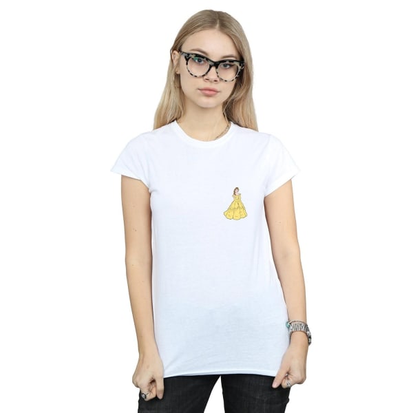 Disney Princess Dam/Dam Belle Chest bomull T-shirt XXL Wh White XXL