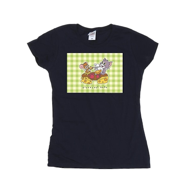 Tom And Jerry Dam/Dam Breakfast Buds Bomull T-shirt L Nav Navy Blue L