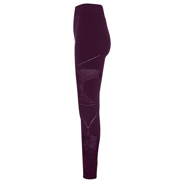 TriDri Dam/Dam Seamless 3D Fit Multi Sport Reveal Legging Mulberry L