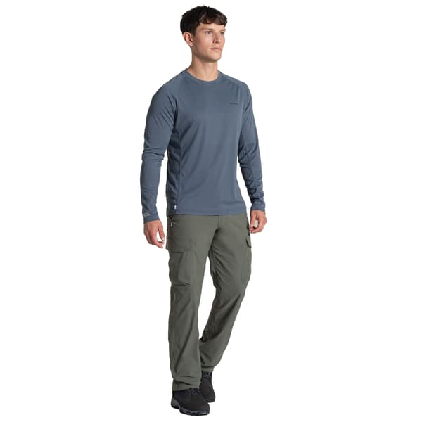 Craghoppers Herr SolarShield+ Nosilife Långärmad T-shirt S D Dark Pewter S
