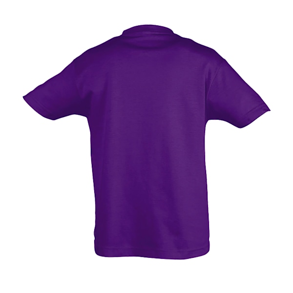 SOLS Kids Regent Kortärmad T-shirt 10 år Mörk Lila Dark Purple 10yrs