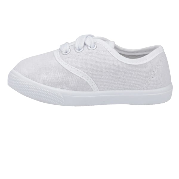 Mirak 204/ASG14 Unisex Barn Plimsolls med Snörning / Pojkar/Flickor White 12 UK Junior