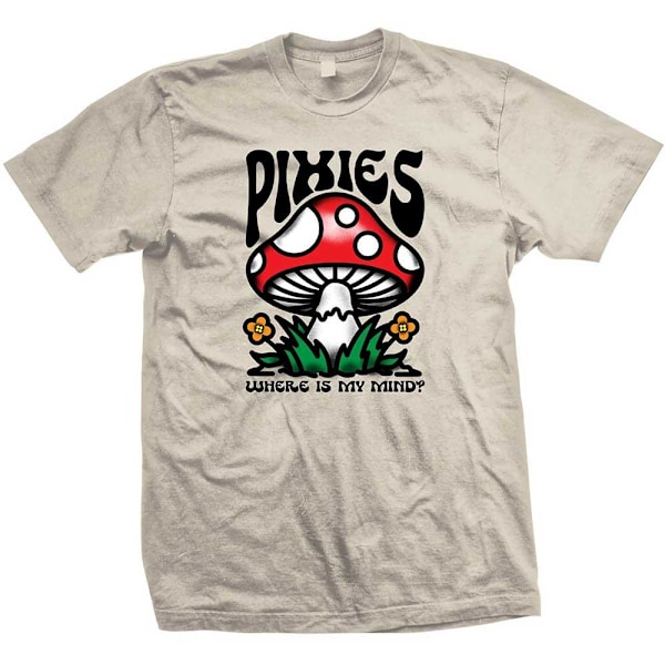 Pixies Unisex Adult Mindshroom T-Shirt XXL Naturlig Natural XXL