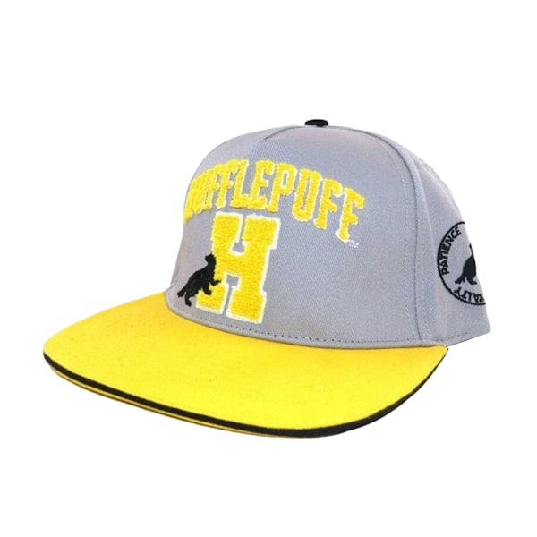 Harry Potter Hufflepuff Snapback Cap One Size Grå/Gul Grey/Yellow One Size