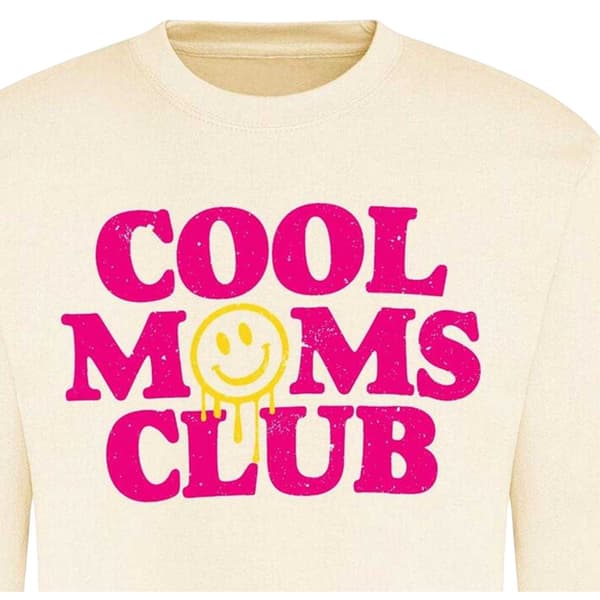 AWD Dam/Dam Cool Moms Club Sweatshirt M Vit White M
