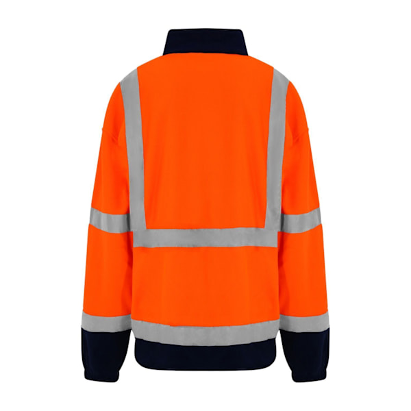 PRO RTX Hög synlighet Herr Full-Zip Fleece 4XL Orange/Marinblå Orange/Navy 4XL