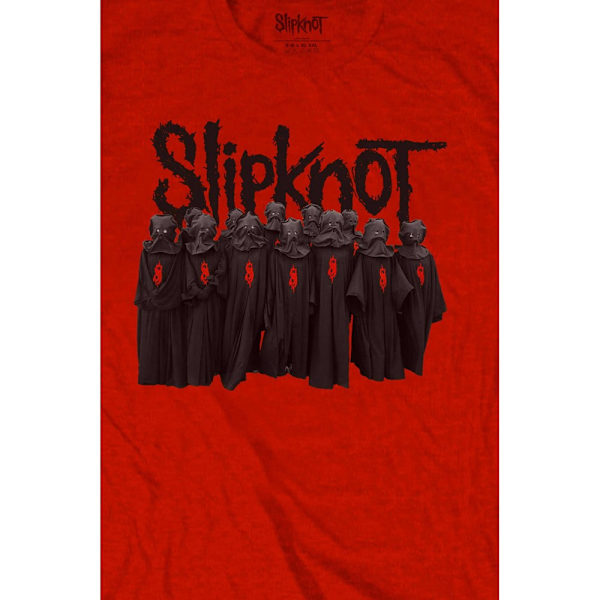 Slipknot Unisex Adult Choir Bomull T-shirt L Röd Red L