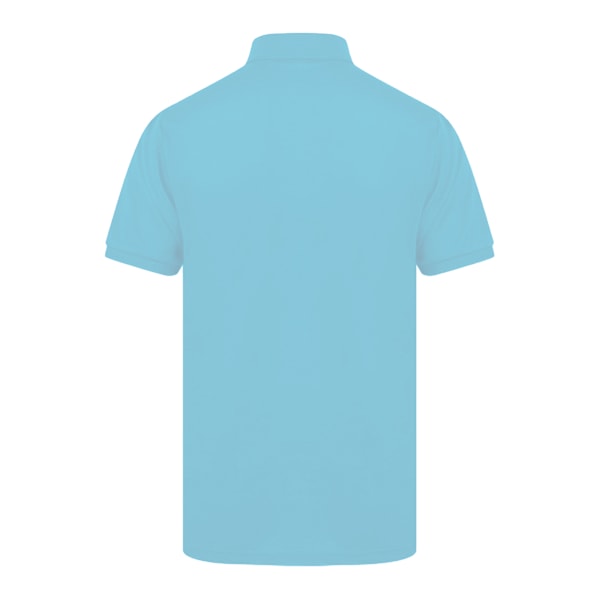 Henbury Herr Kortärmad 65/35 Pique Poloskjorta 2XL Sky Sky 2XL