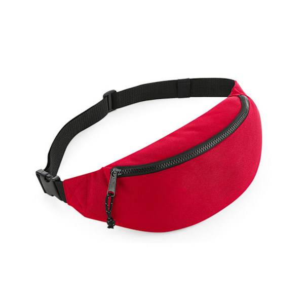 Bagbase Vuxen Unisex Återvunnen Midjeväska En Storlek Klassisk Röd Classic Red One Size