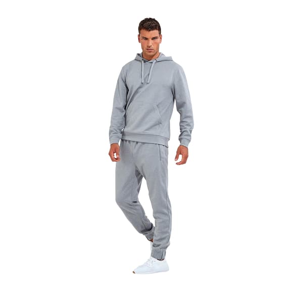 TriDri Herr Spun Dyed Hoodie S Grå Melange Grey Melange S