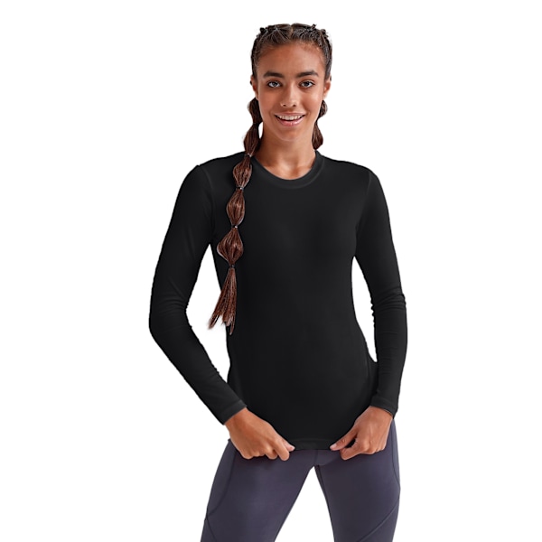 TriDri Dam/Kvinnor Långärmad Funktionströja XS Svart Black XS