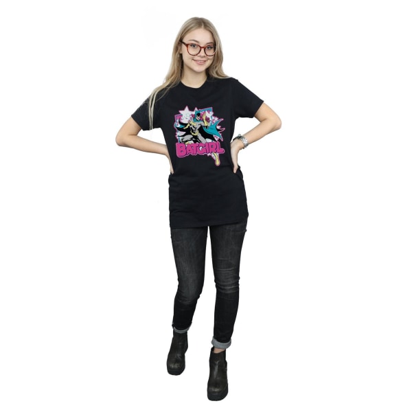 Batman Dam/Damer Leap Batgirl Bomull Boyfriend T-shirt 3XL Black 3XL