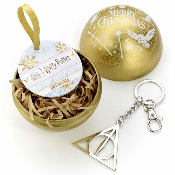 Harry Potter Icons Christmas Bauble One Size Guld/Vit Gold/White One Size