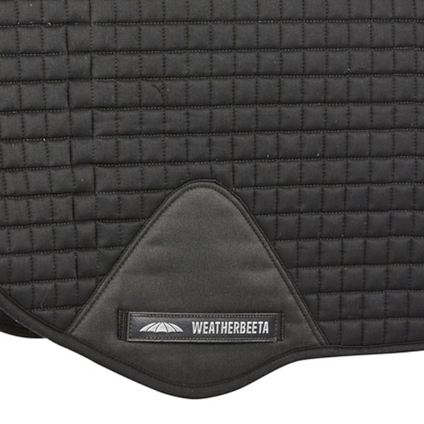 Weatherbeeta Prime Jump Shaped Saddle Pad Full Black Black Full