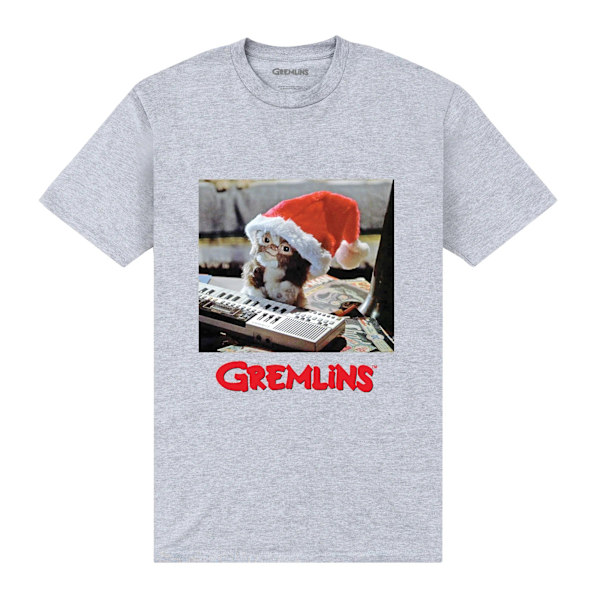 Gremlins Unisex Vuxen Tangentbord T-shirt L Heather Grey Heather Grey L