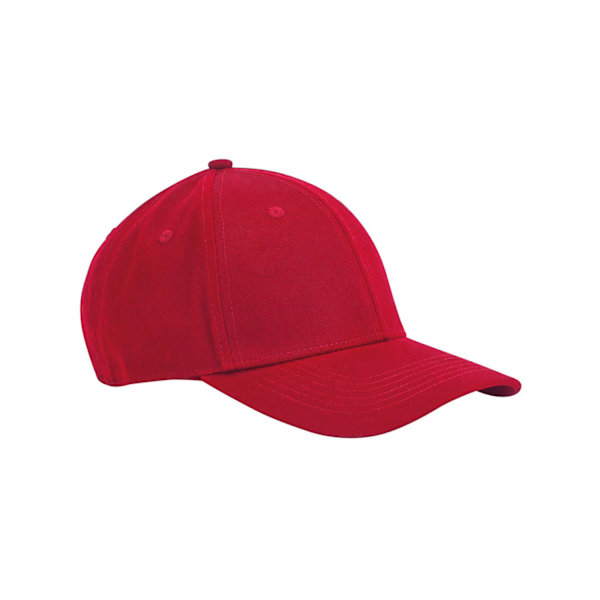 Beechfield Classic Organic Cotton 6 Panel Baseball Cap One Size Classic Red One Size