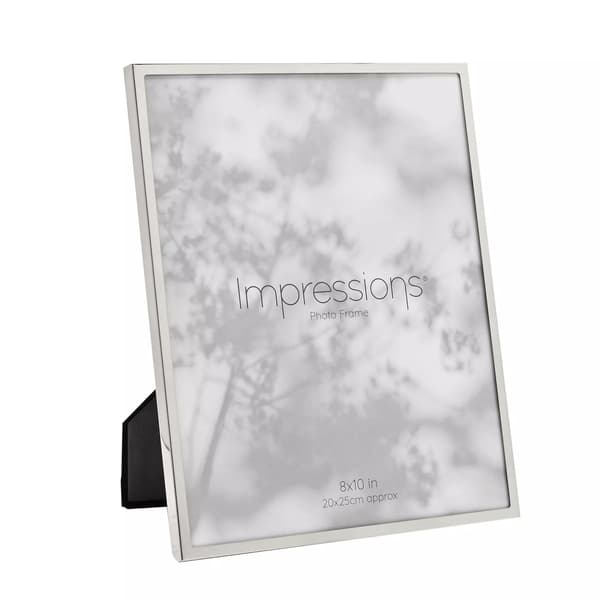 Widdop Impressions Metallfotoram En Storlek Silver Silver One Size
