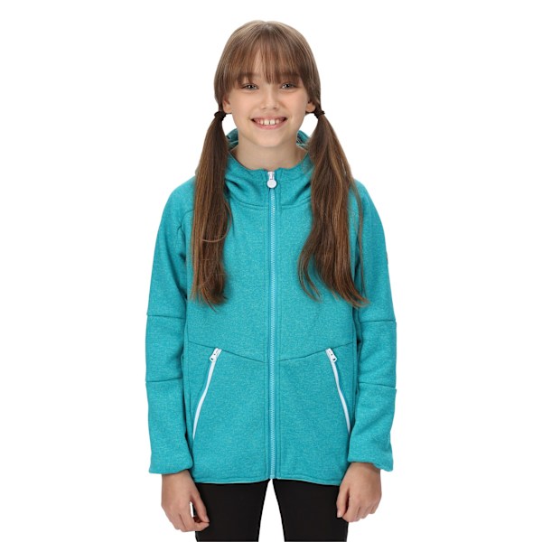 Regatta Maxwell Marl Soft Shell-jacka för barn 11-12 år Enamel 11-12 Years