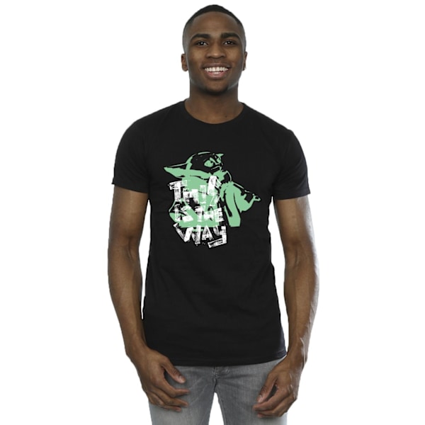 Star Wars The Mandalorian This Is The Way Grogu T-shirt 4X för män Black 4XL