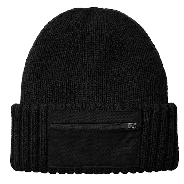 Beechfield Unisex Vuxen Randig Mössa One Size Svart Black One Size