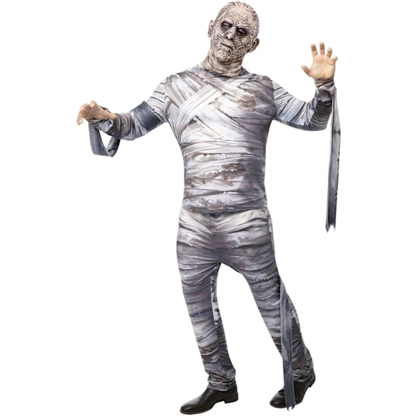 Universal Monsters Unisex Vuxen Mumie Kostymset M R Vit White M R