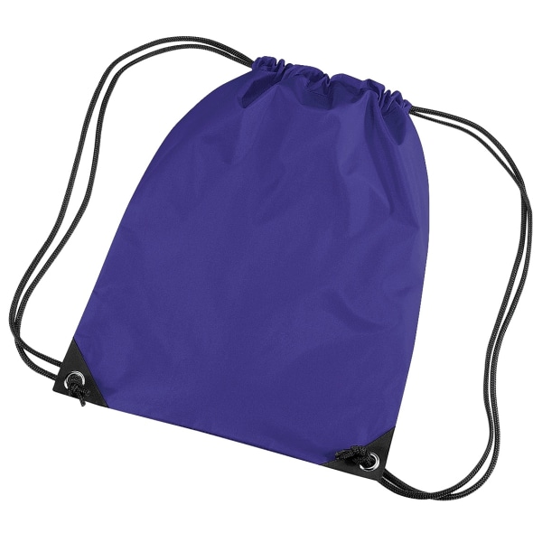 Bagbase Premium Gymsac Water Resistant Bag (11 liter) (Pack Of Purple One Size