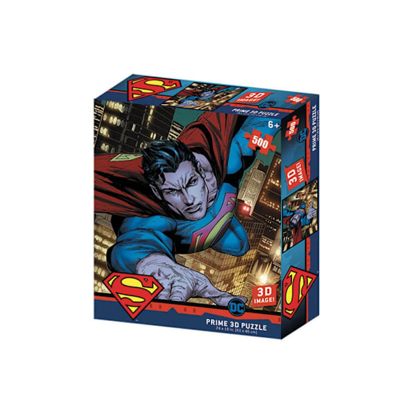 Superman 3D-pussel En storlek Flerfärgad Multicoloured One Size