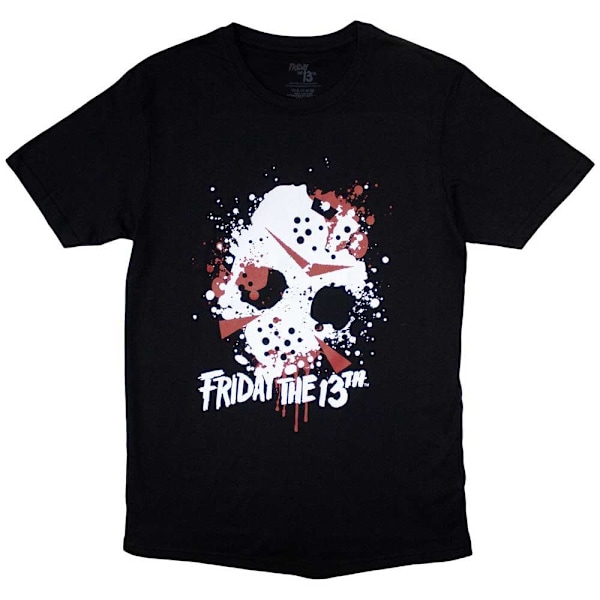 Fredag den 13:e Unisex Vuxen Jason Blood Splat T-Shirt XL Svart Black XL