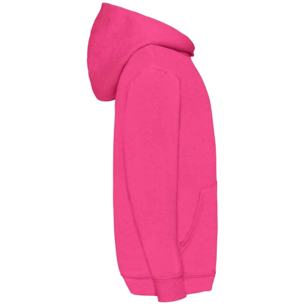 Fruit Of The Loom Barn Klassisk 80/20 Hoodie 9-11 Fuchsia Fuchsia 9-11